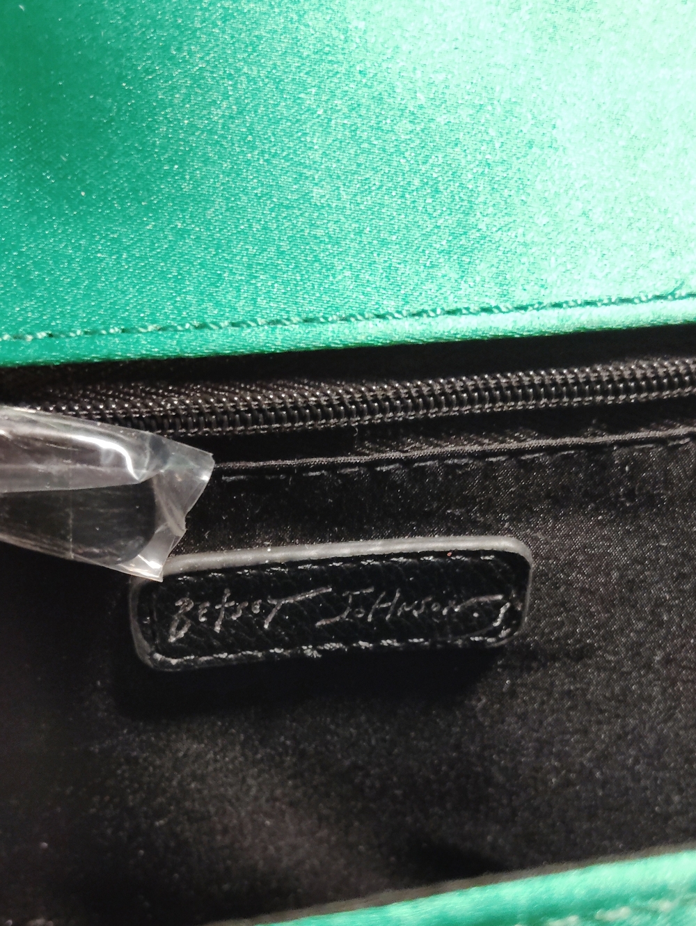 Betsey Johnson Witch Hat Crystal Embellished Green Crossbody Bag - Picture 7 of 8